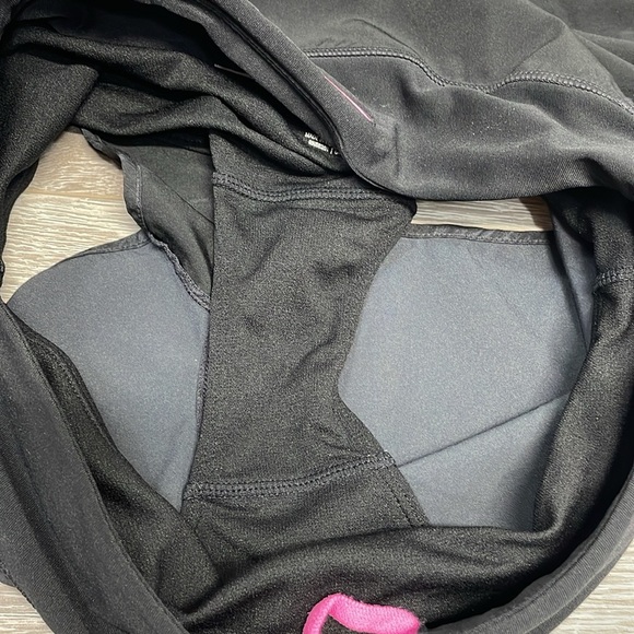 MPG Athletic Running Shorts Lined Black Gray Pink Zipper Pocket S - Picture 15 of 16